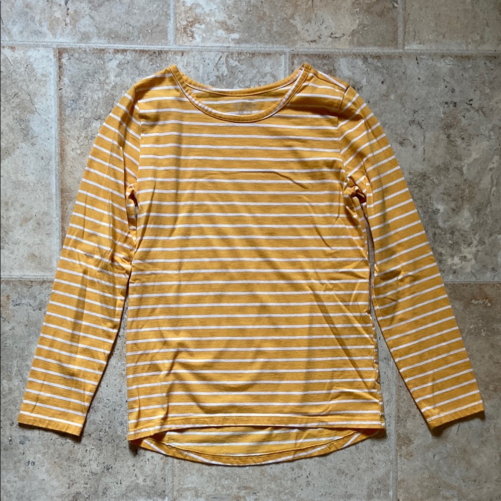 Place Mustard and White Striped Shirt